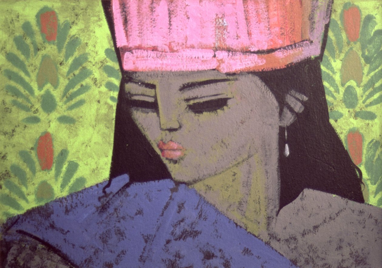 Antoinette (kağıt üzerinde akrilik) by Endre Roder
