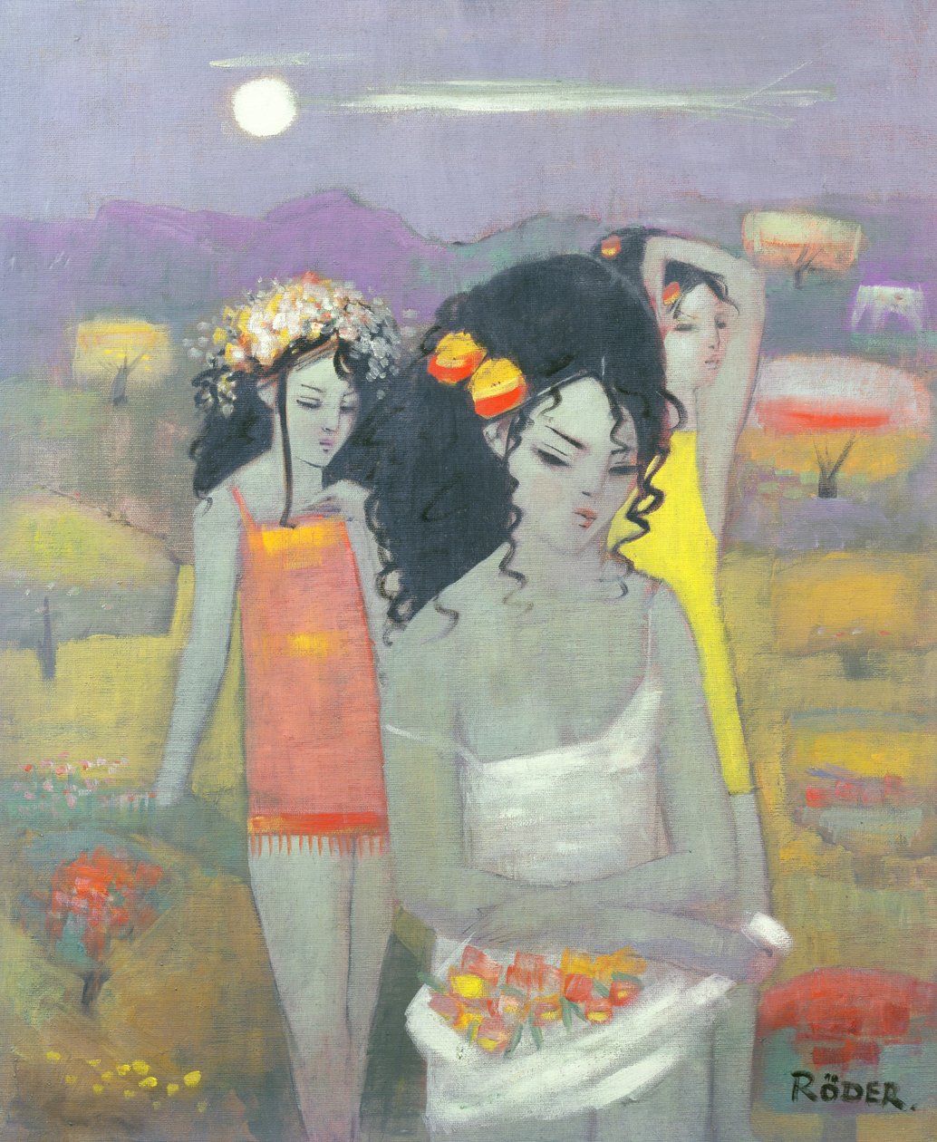 Çiçek Toplama by Endre Roder