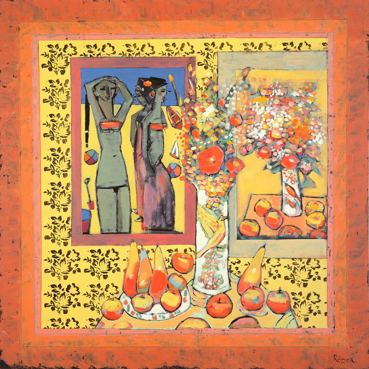 Yüzücü (gemide yağ) by Endre Roder