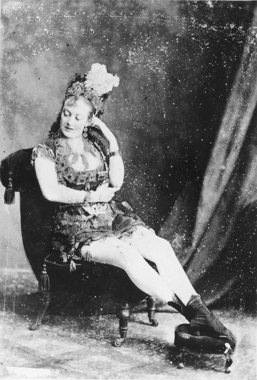 Carte de Visite of Miss Lardy Wilson, 1870