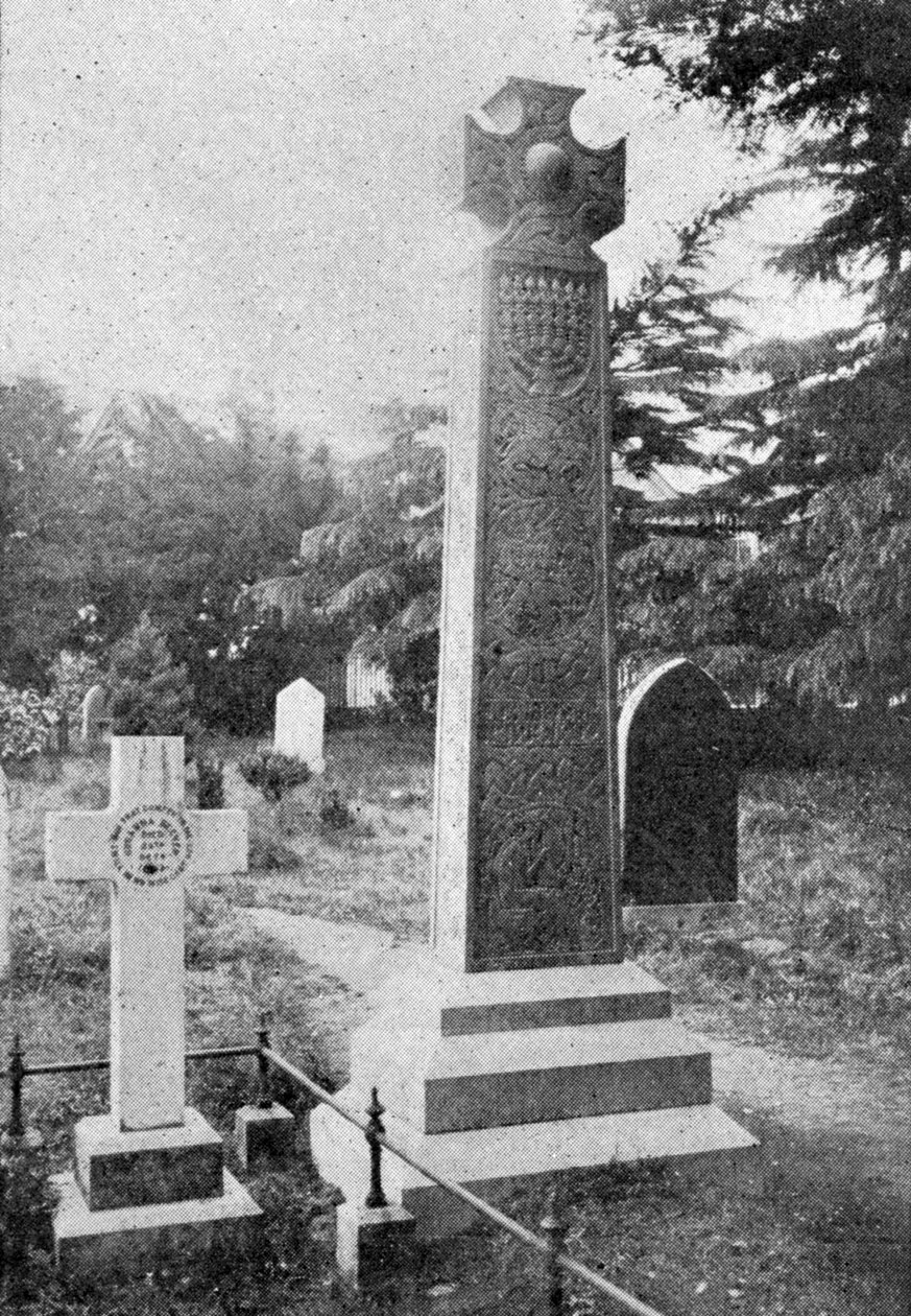 John Ruskins Mezarı üzerindeki Haç Haçı, 1 Haziran 1901