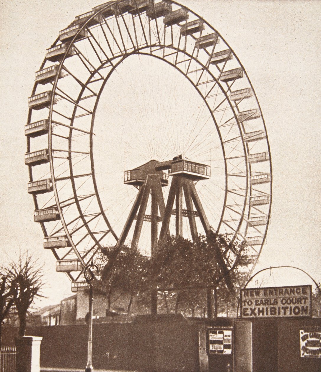 Büyük Çark, Earls Court, c.1900 by English Photographer