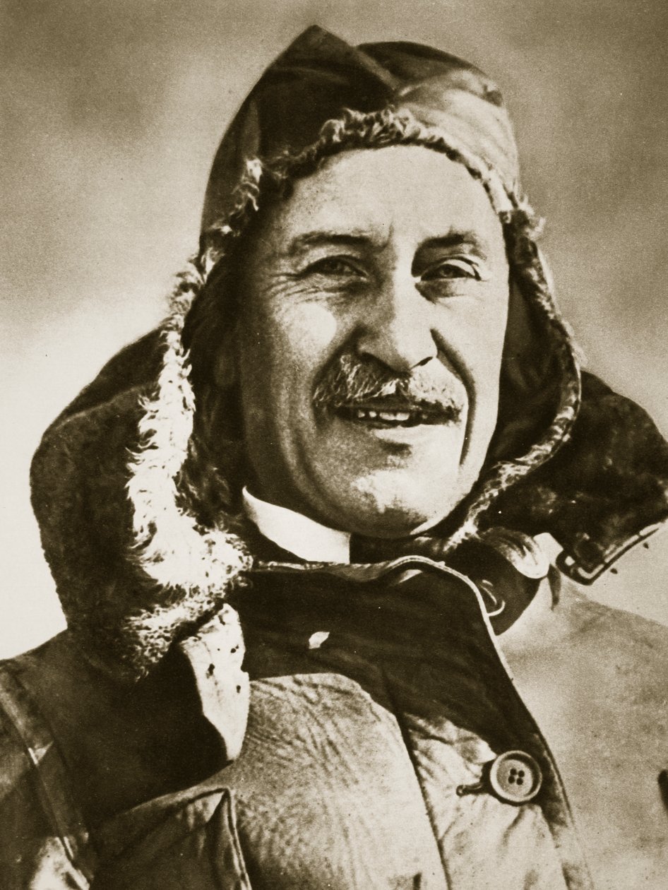 Dünyanın ilk uçak pilotu (fotogravür) by English Photographer