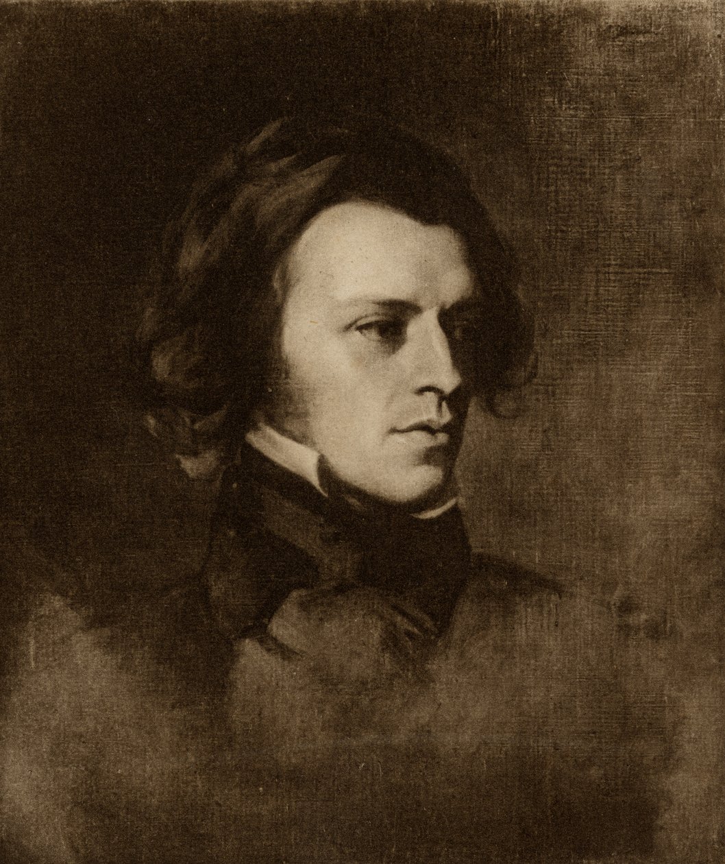 Alfred Lord Tennyson (1809-92) by English School