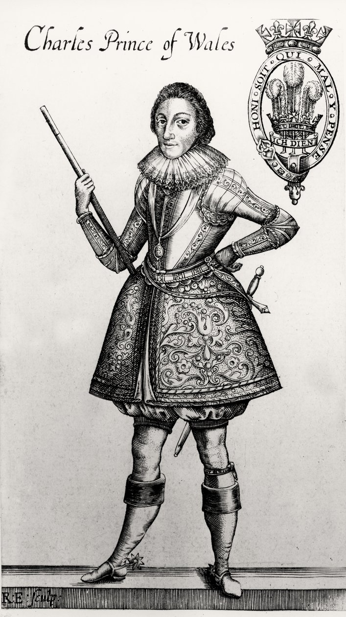 Charles I Galler Prensi olarak (1600-49) by English School