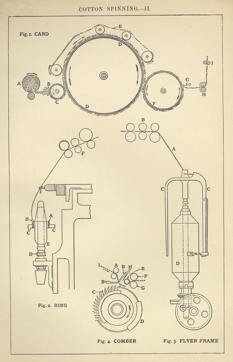 Pamuk İplikçiliği II by English School