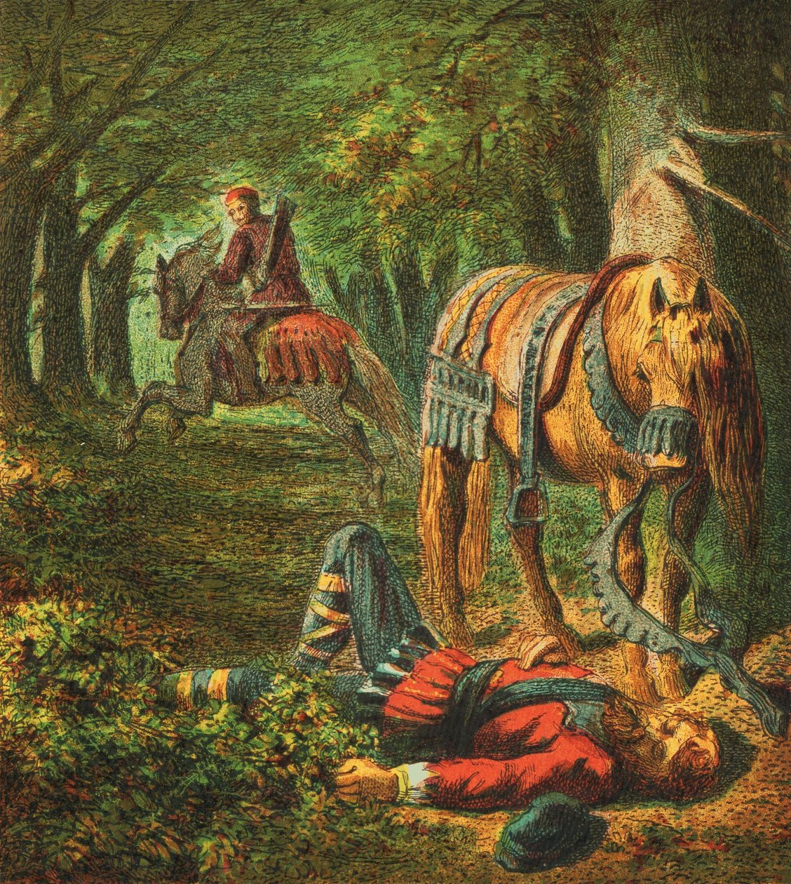 Death of William the Second by English School