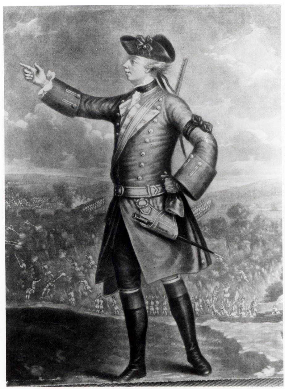 General James Wolfe (1727-59) by English School