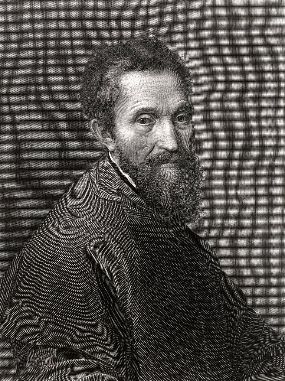 Michelangelo Buonarroti (1475-1564) by English School