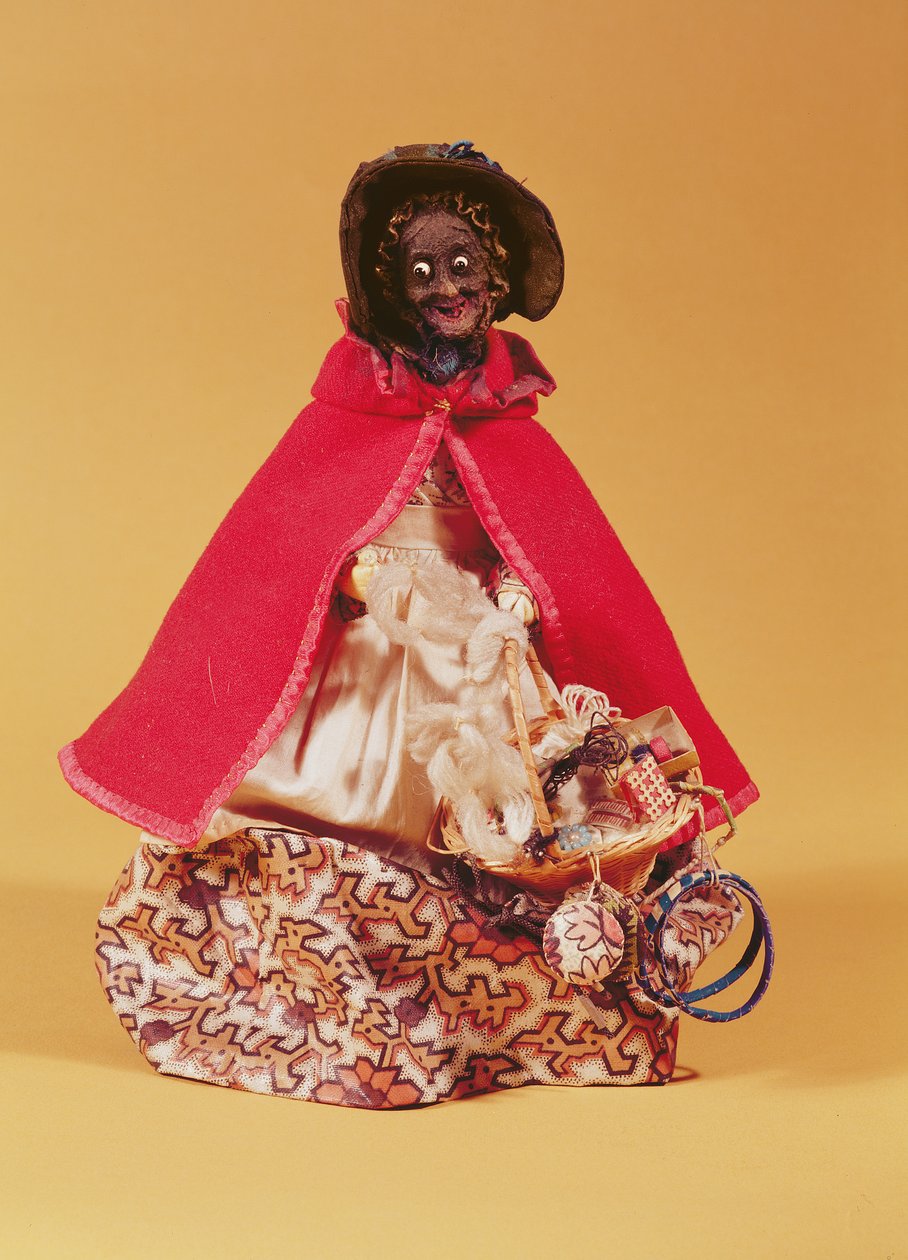 Pedlar bebek, c.1860-70 (karışık teknik) by English School