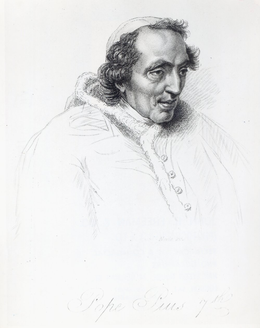 Papa Pius VII by English School