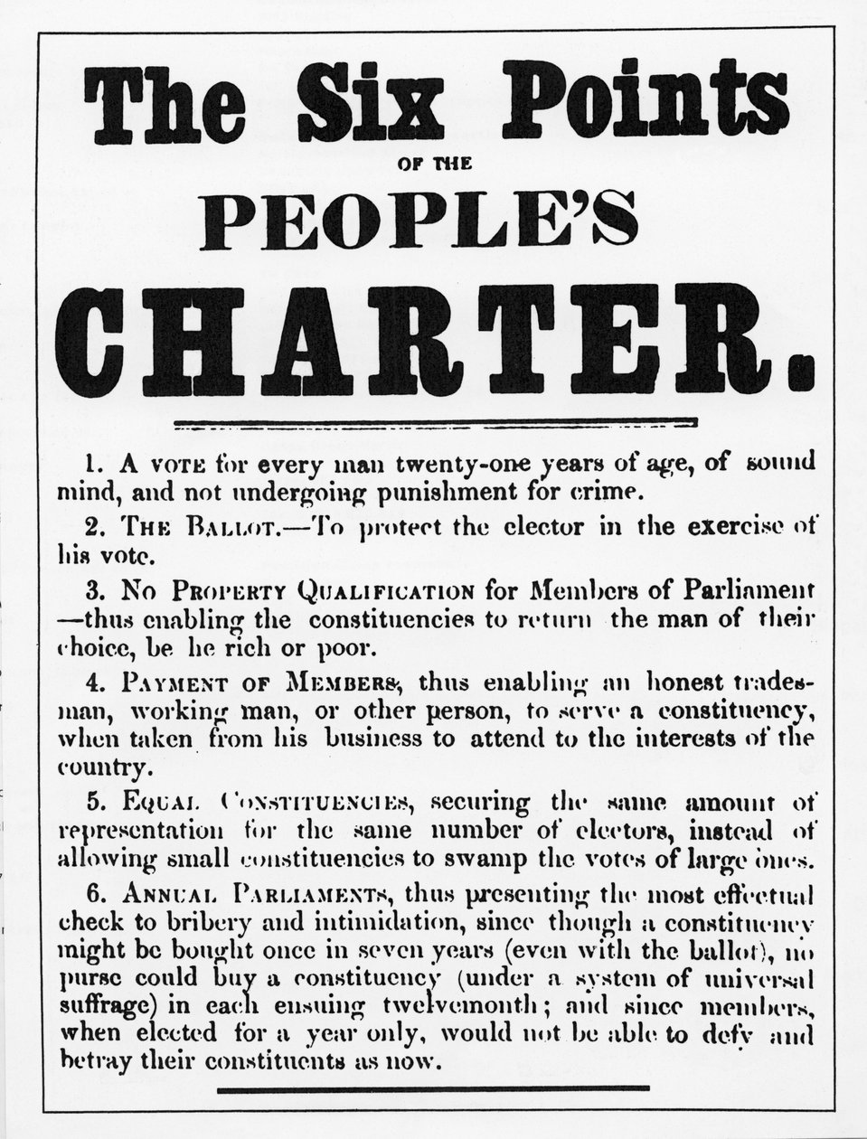 The Six Points of the People