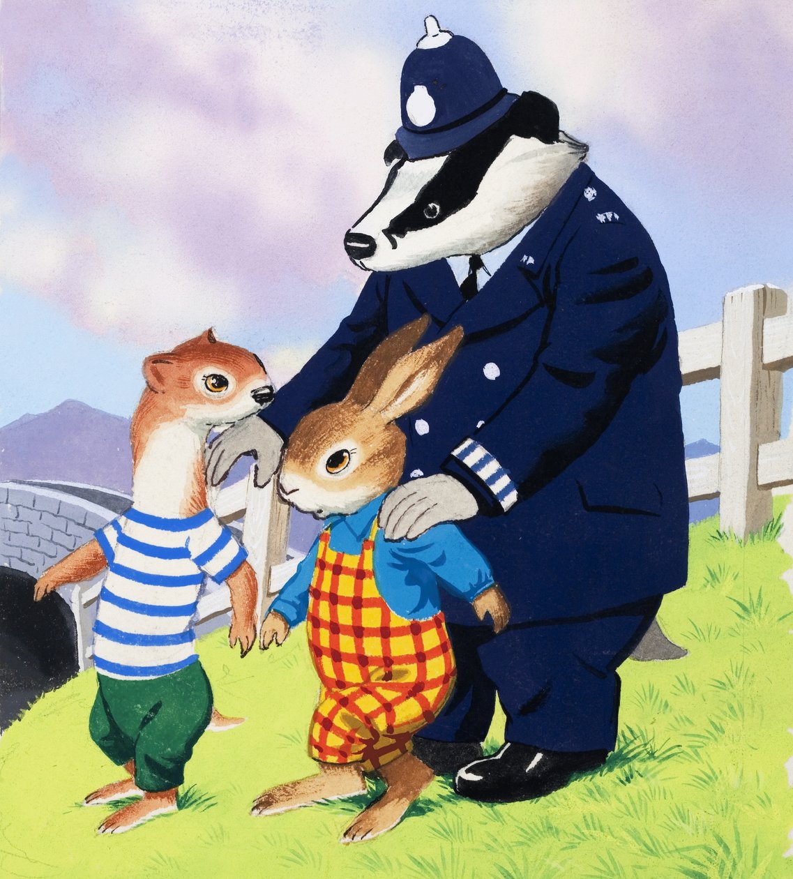 Tufty ve polis porsuğu by English School