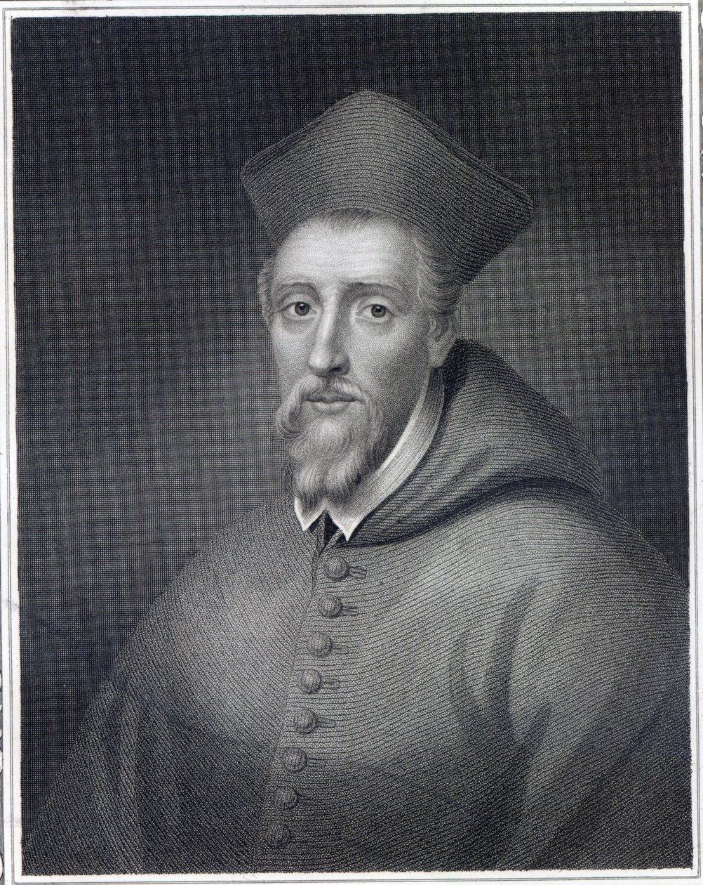 William Allen (1532-94), J.Cochran tarafından oyulmuş by English School