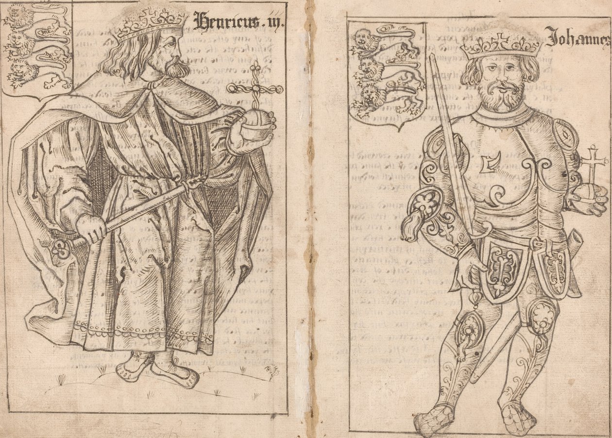Kral John [sağ taraf] by English 16th Century