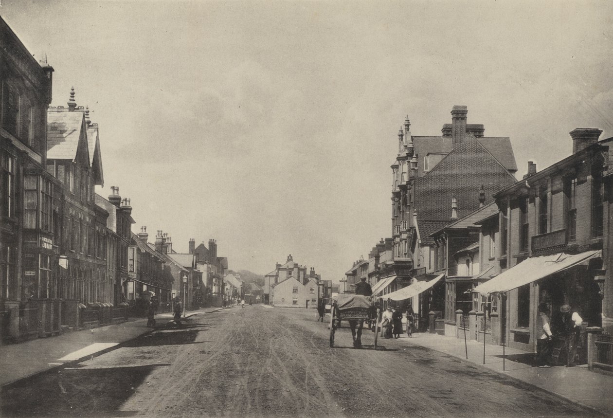 Aldeburgh, High Street (s/b fotoğraf) by English Photographer