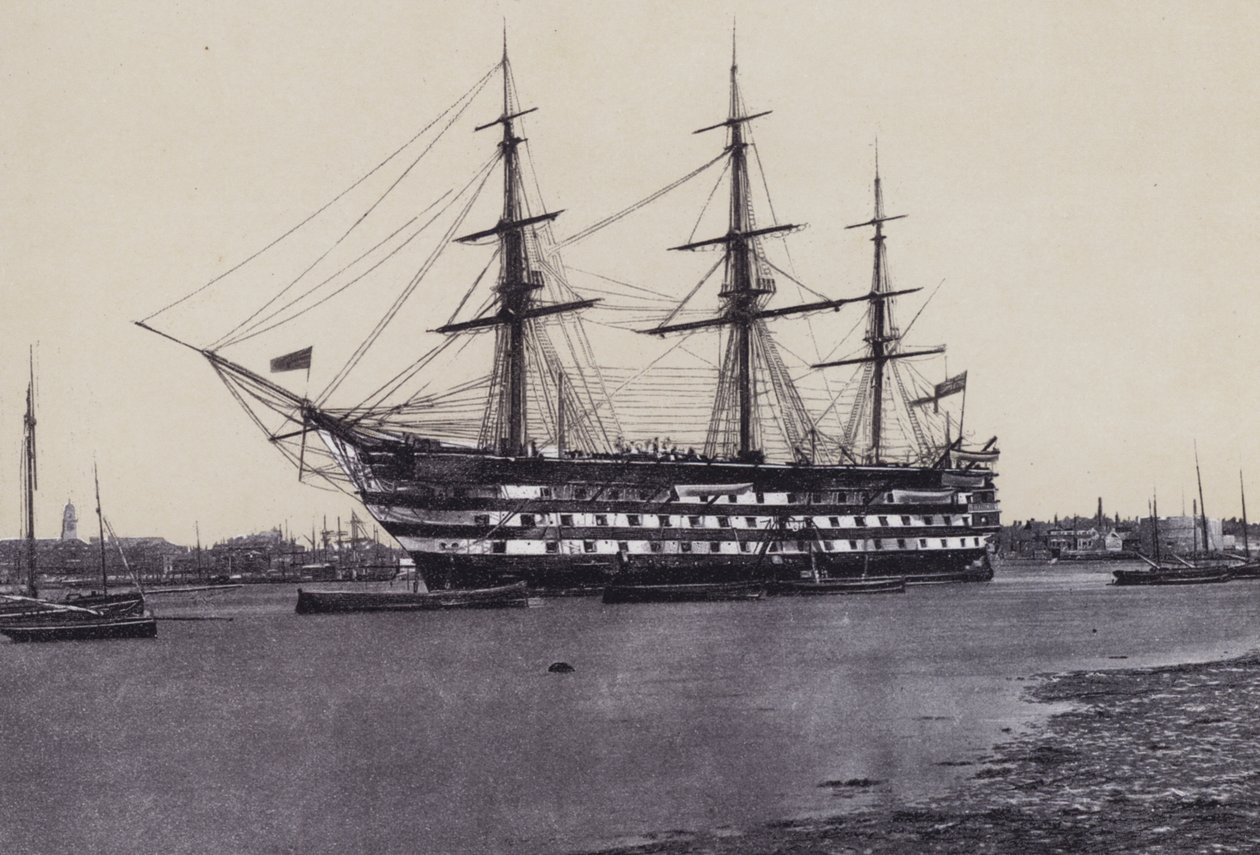 HMS St Vincent (s/b fotoğraf) by English Photographer