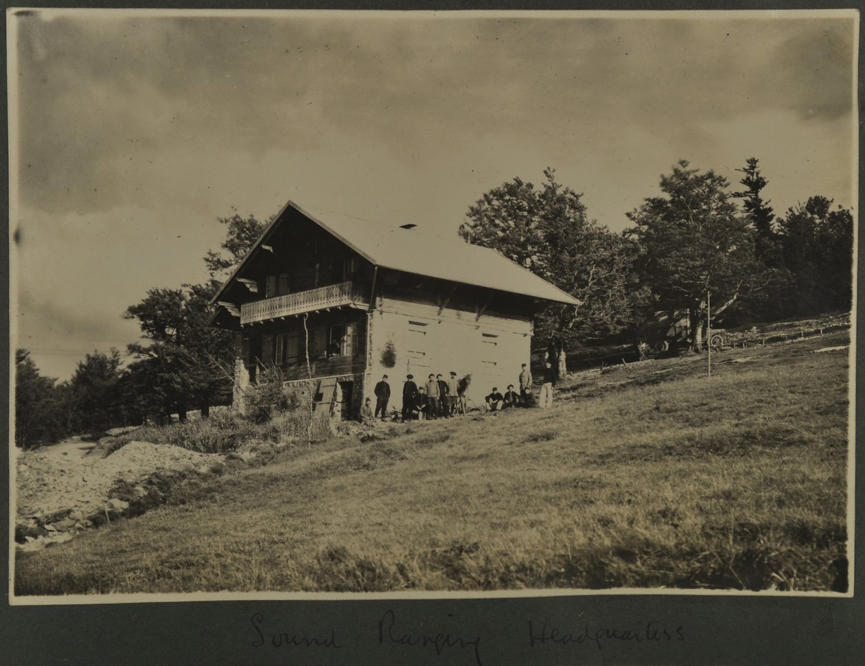 Sound Rangeing Genel Merkezi, 1915-18 by English Photographer