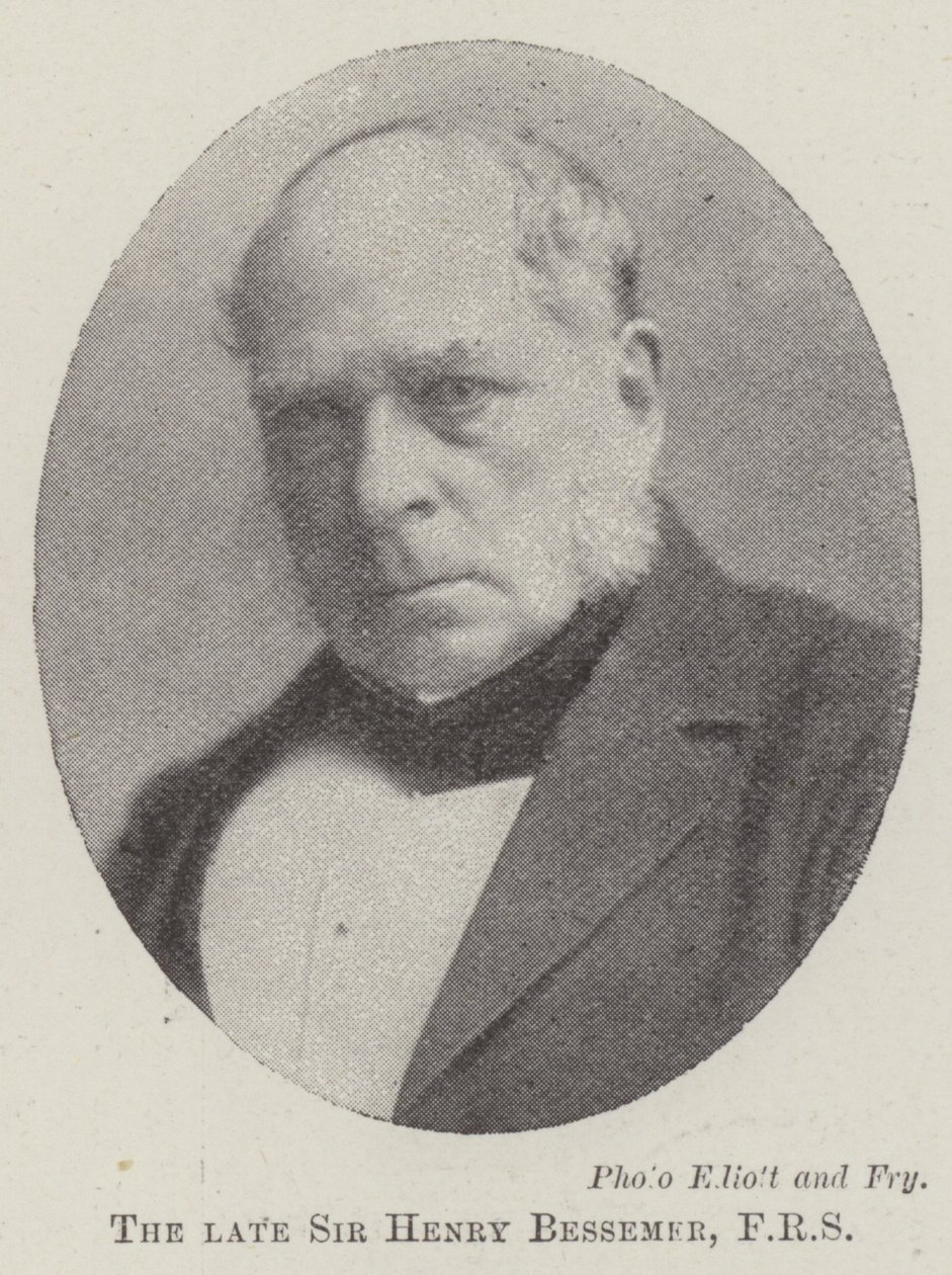 Merhum Sir Henry Bessemer, FRS by English Photographer