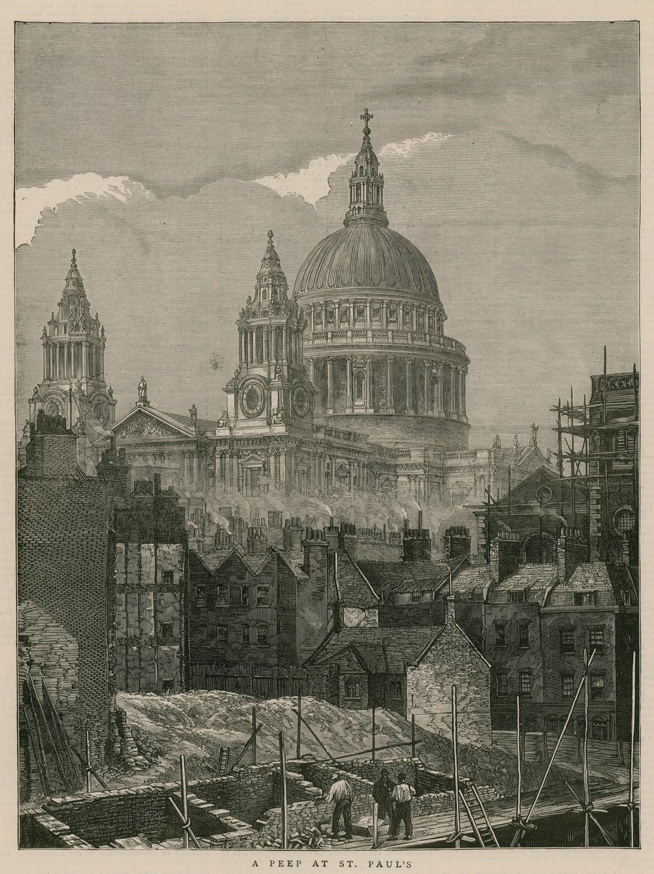 St Pauls, Londra'da bir gözetleme by English School