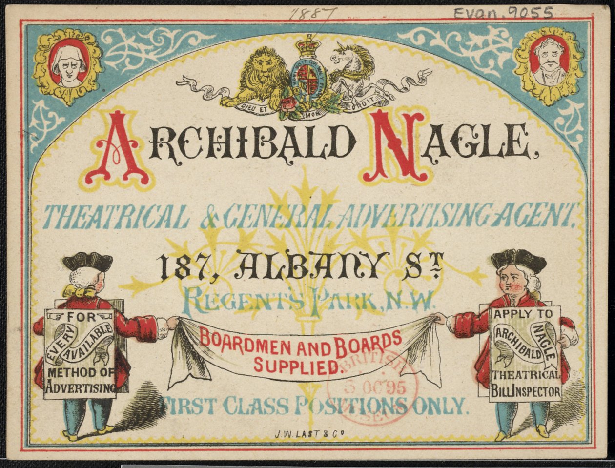Archibald Neagle İçin Reklam, Reklam Ajansı by English School
