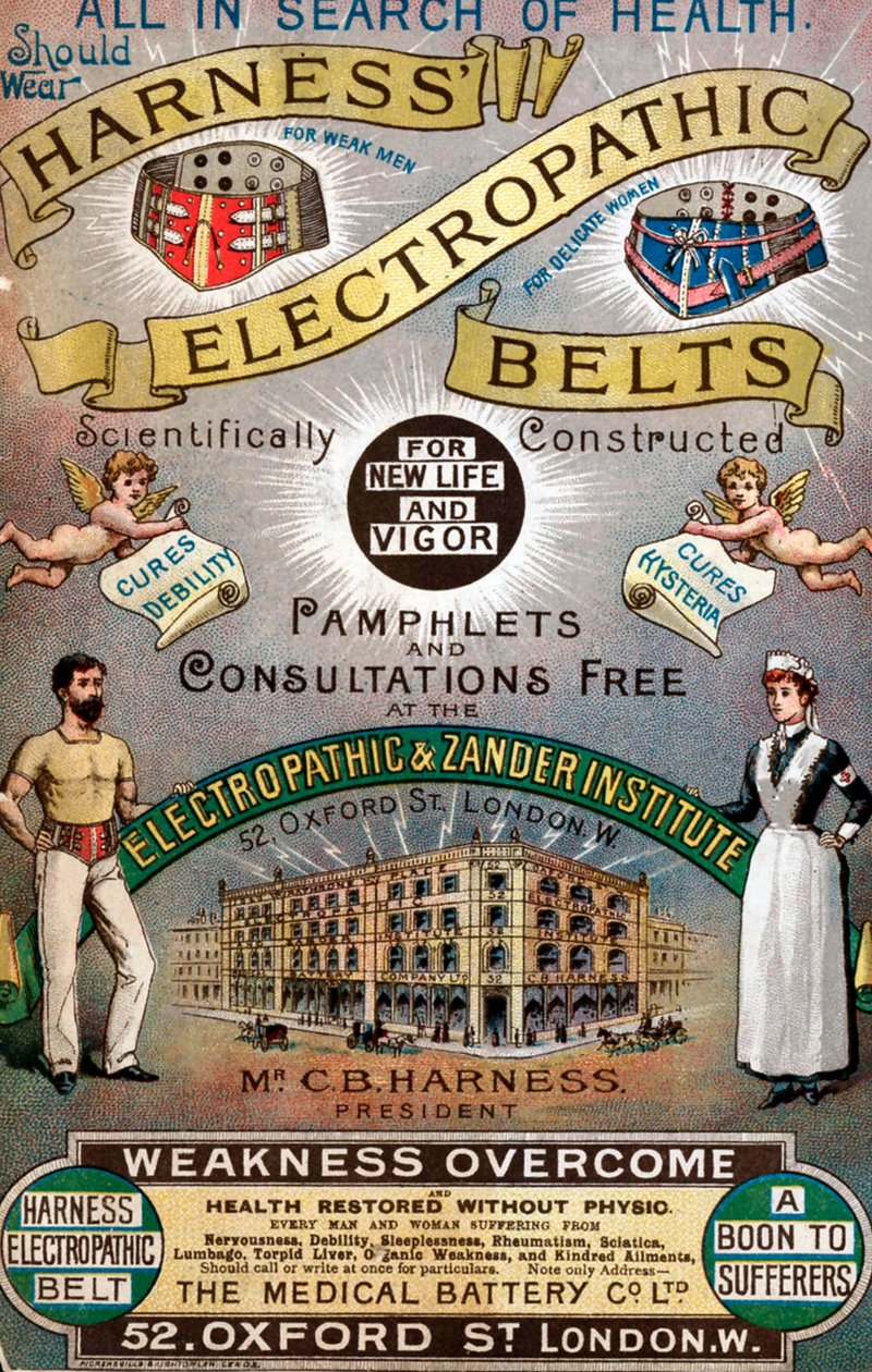 'Harness' Elektropatik Kemerleri' Reklamı by English School