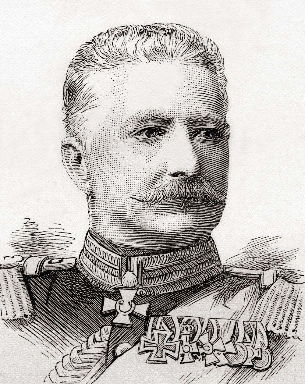 Alfred Ludwig Heinrich Karl Graf von Walderse by English School