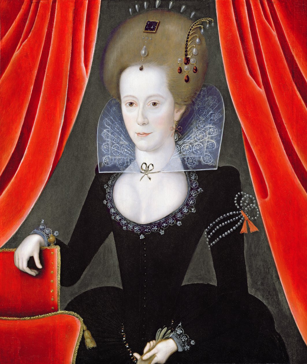 Meçhul Bir Hanım, c.1610 by English School
