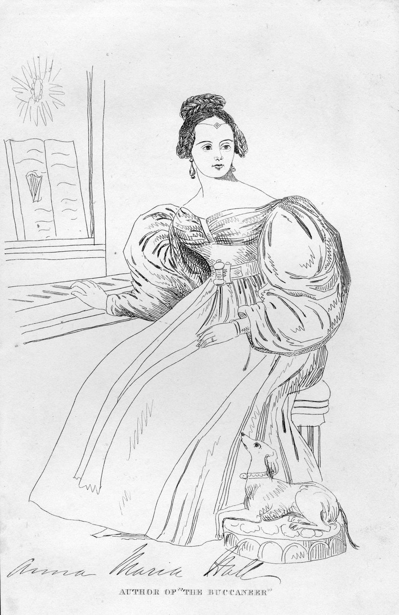 Anna Maria Salonu (gravür) by English School