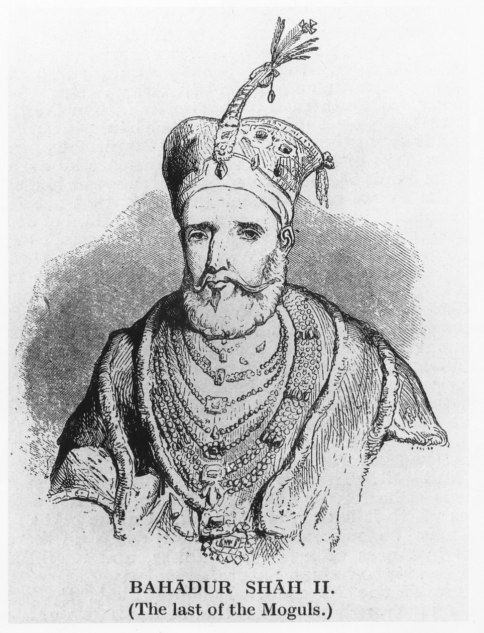 Bahadır Şah II by English School