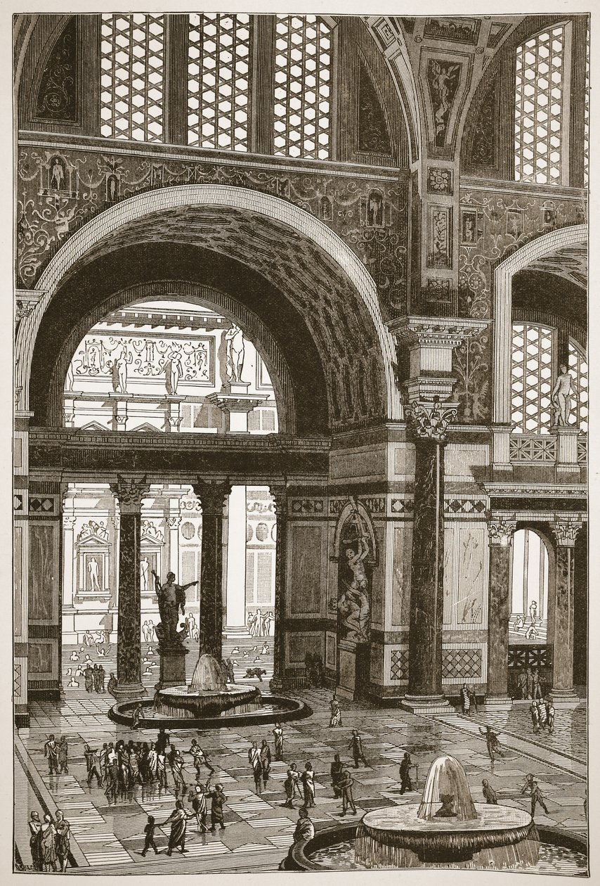 Caracalla Hamamları (restore edilmiş) by English School