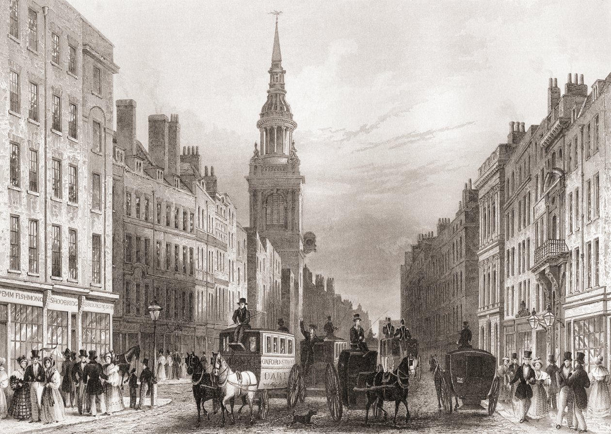 Cheapside, Londra, İngiltere by English School