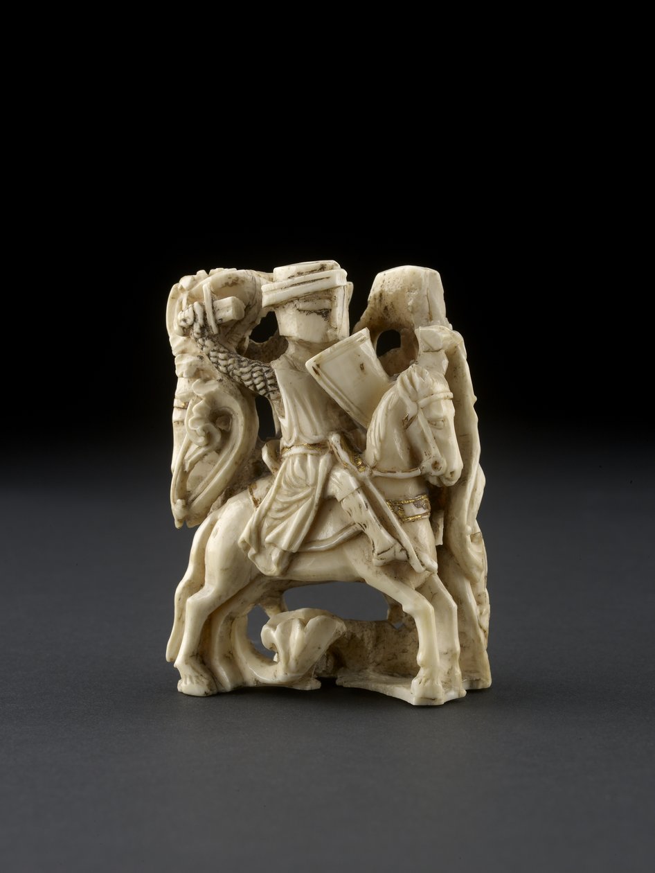 Chessman, muhtemelen 13. yüzyıl, by English School
