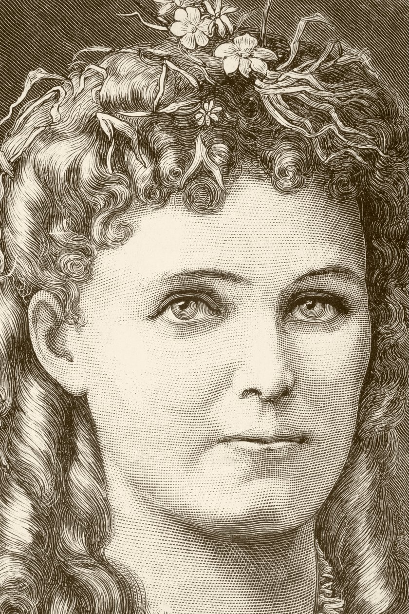 Christina Nilsson (litho) by English School