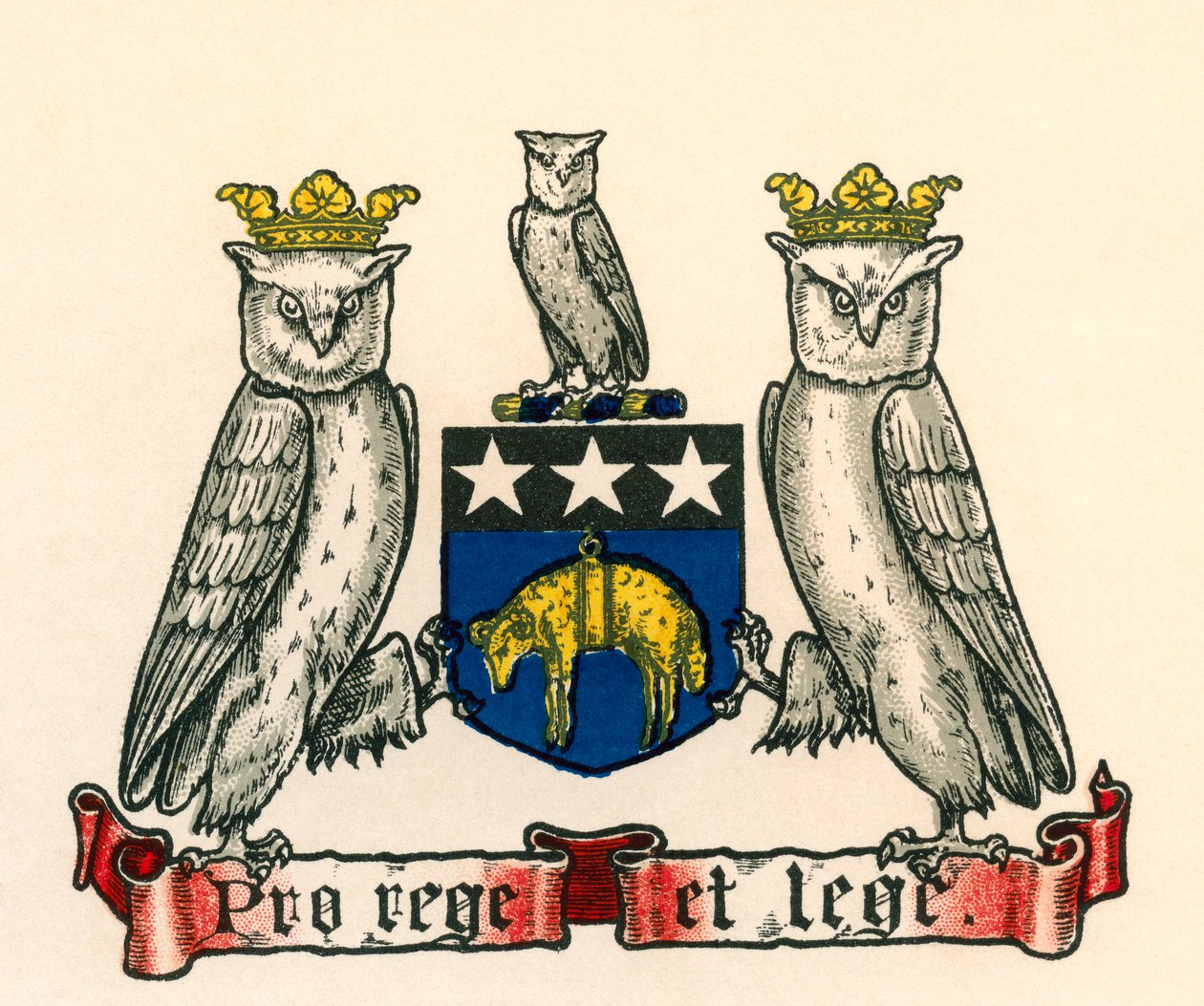 Leeds, İngiltere arması. by English School
