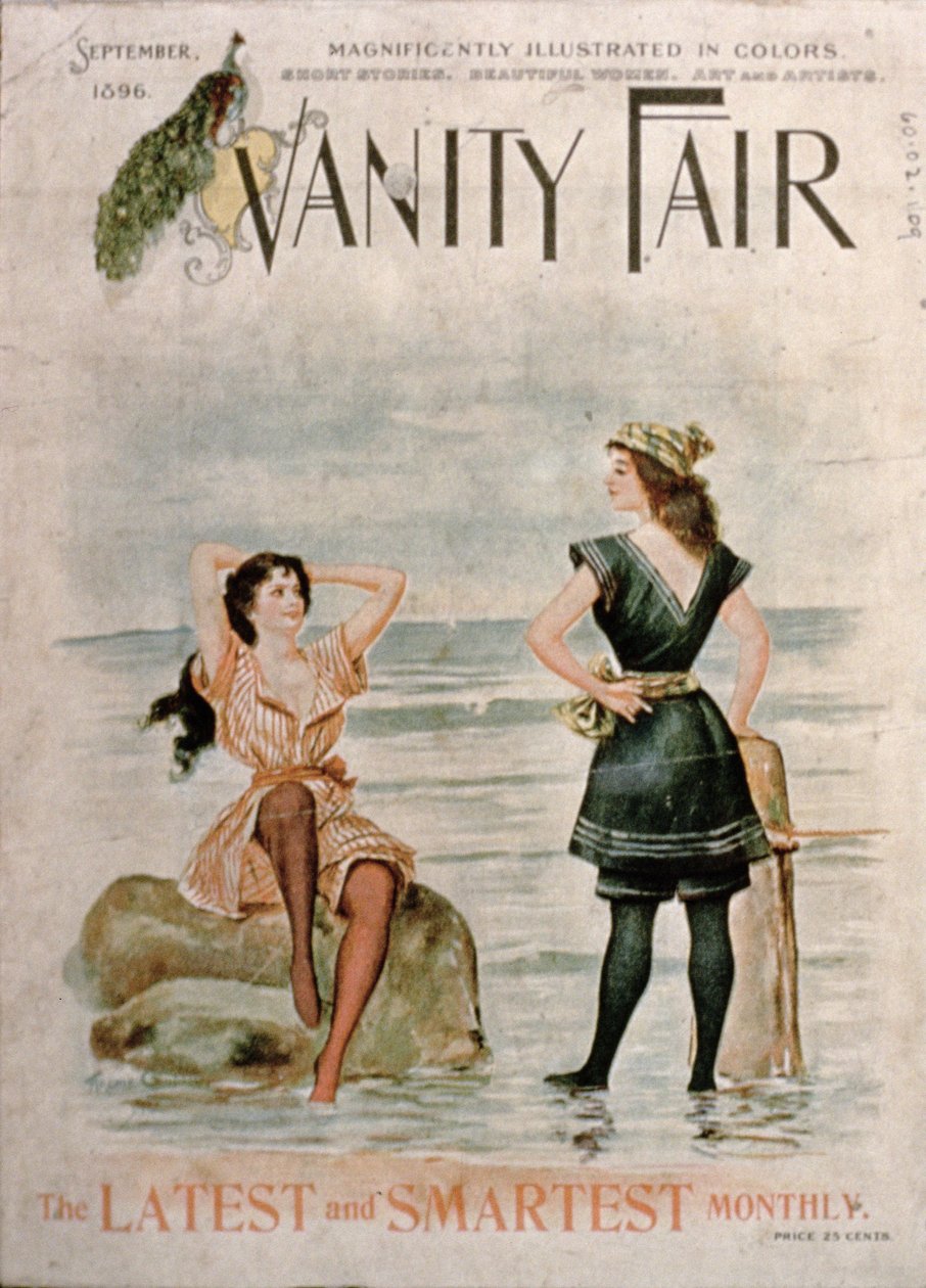 Vanity Fair, Eylül 1896 için kapak by English School
