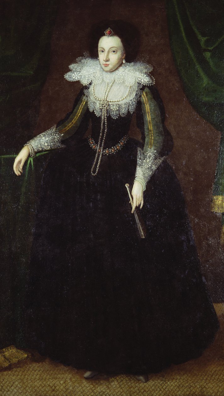Dorothy Huddleston (kızlık soyadı Dormer), c.1610-15 by English School