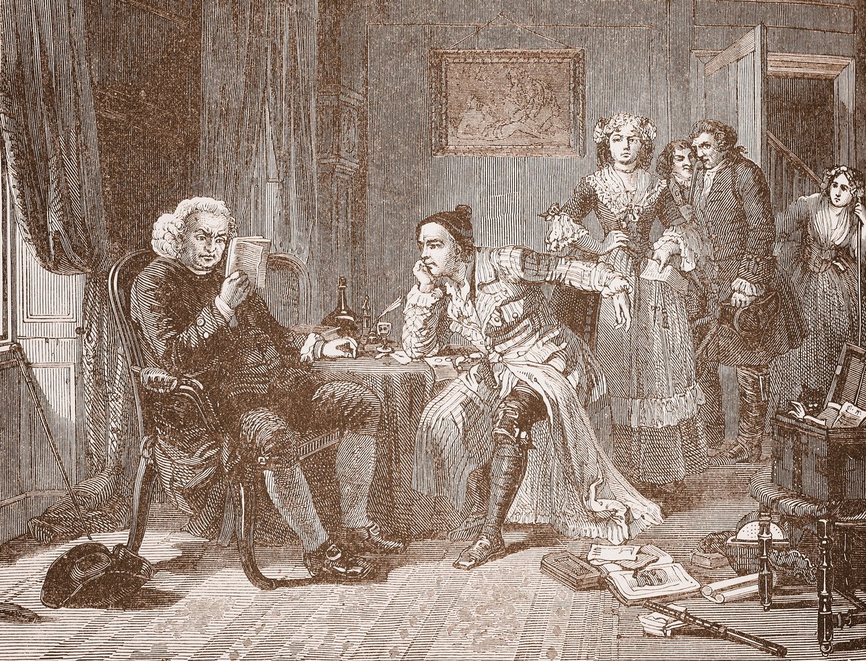 Dr Johnson, Goldsmith