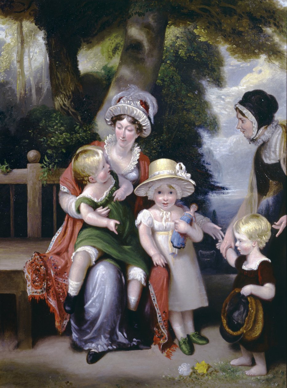 Aile portresi by English School