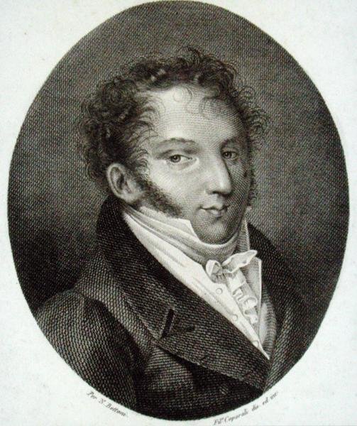 Gioacchino Antonio Rossini (1792-1868) (gravür) by English School