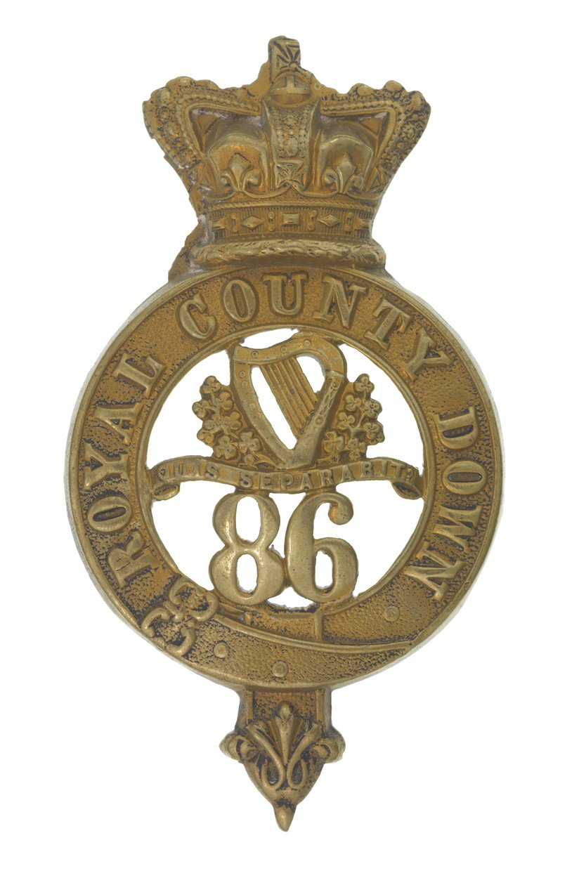 Glengarry rozeti, c.1874-81 (pirinç) by English School