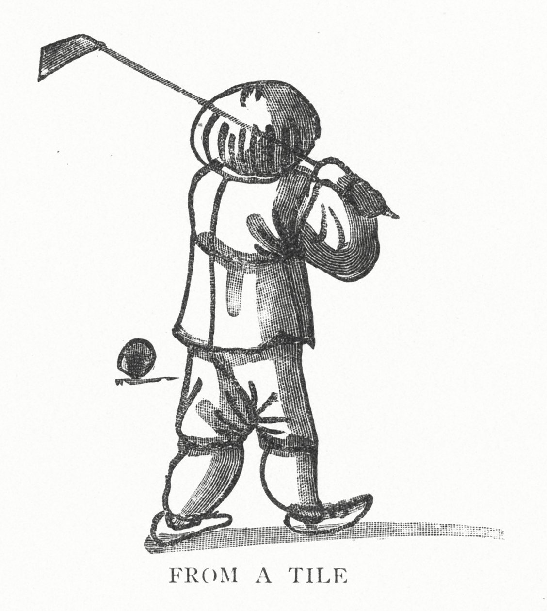 Golf: Bir kiremitten (lito) by English School