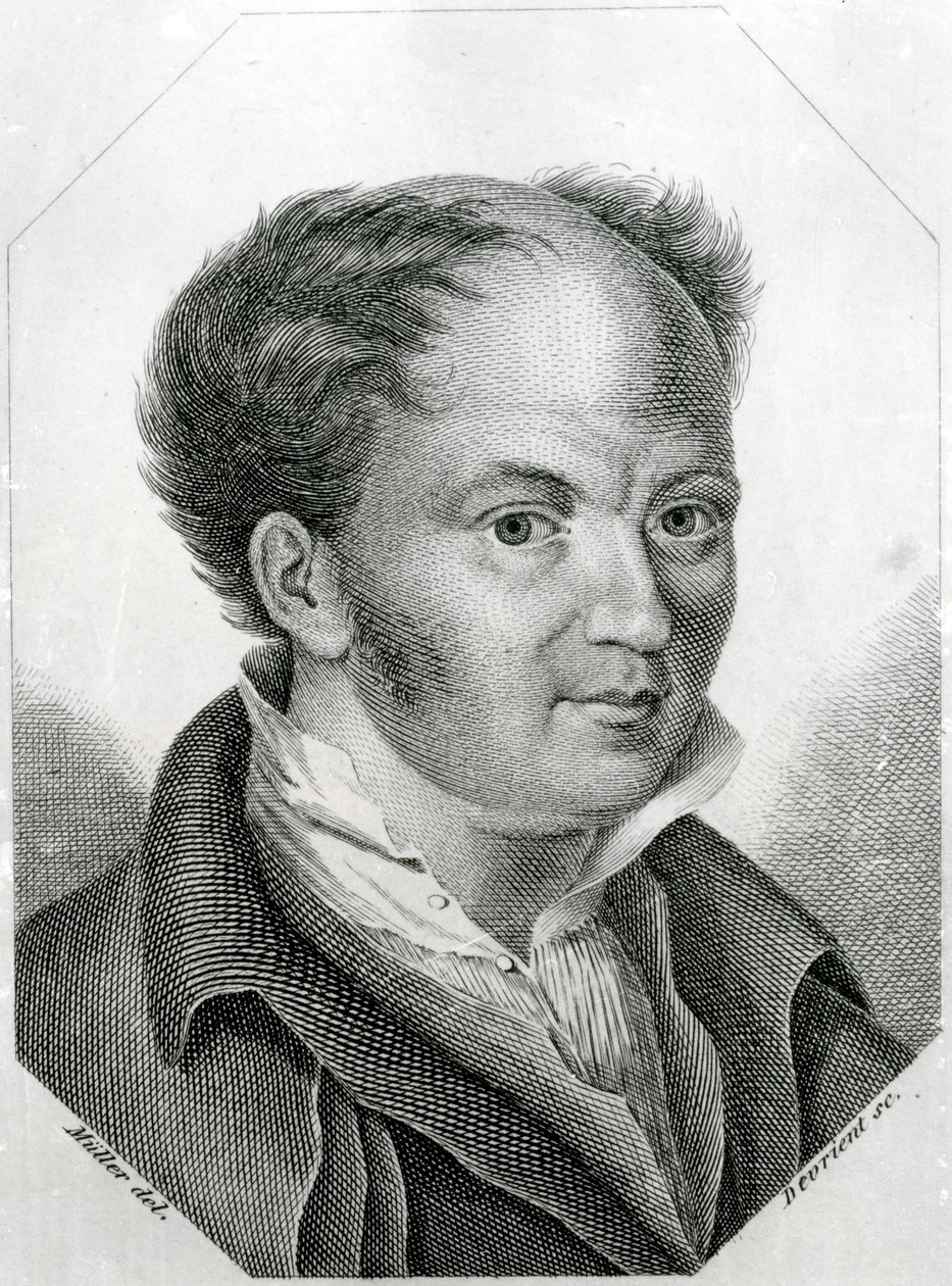 Gottfried Weber (1779-1839) (gravür) by English School