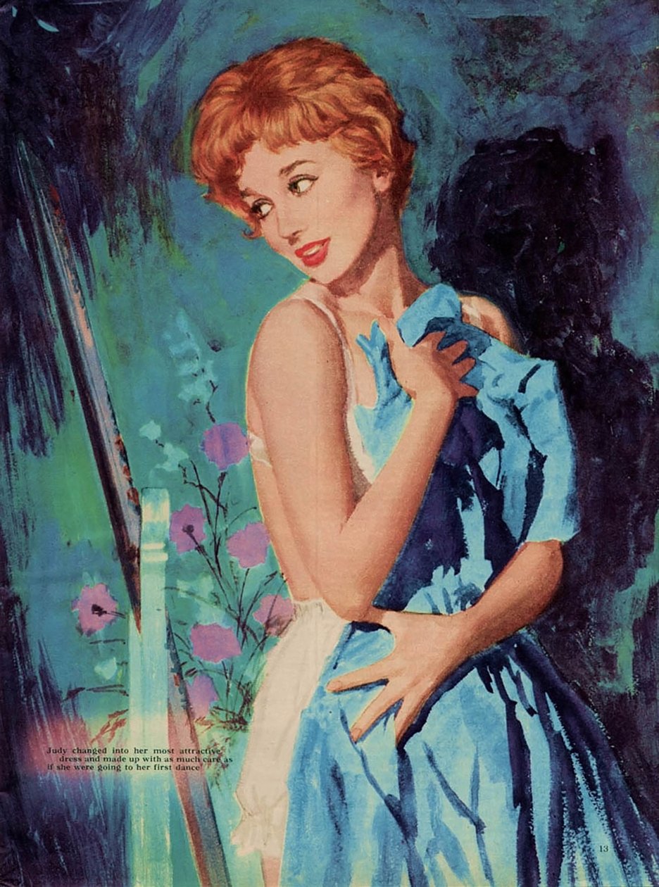 'Woman's Realm' dergisinden illüstrasyon by English School