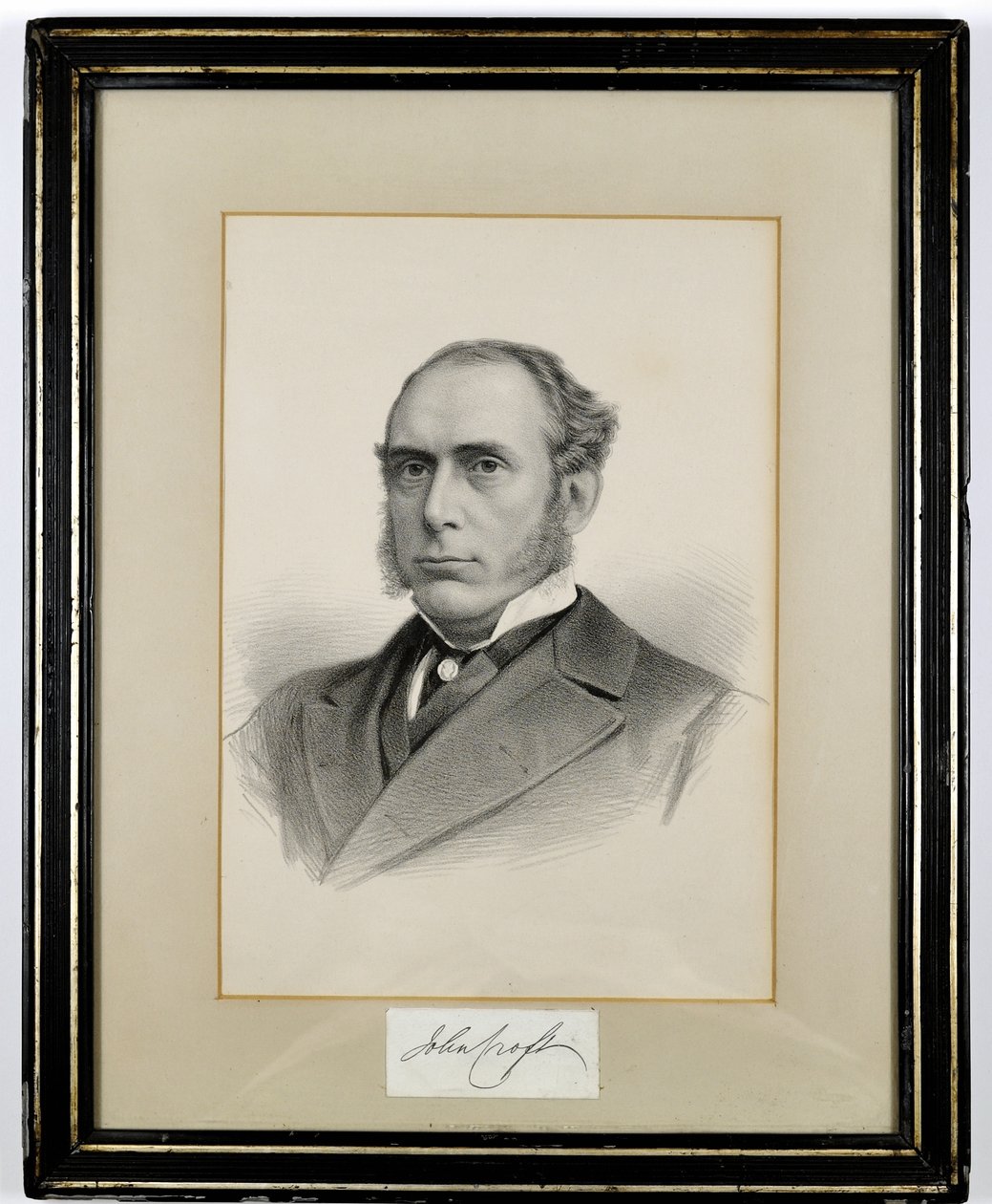 John Croft (çerçeveli baskı) by English School