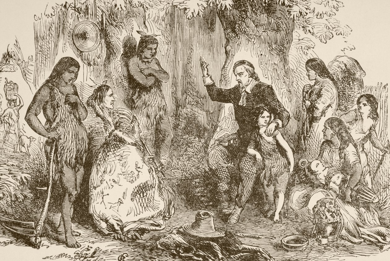 John Eliot (litho) by English School