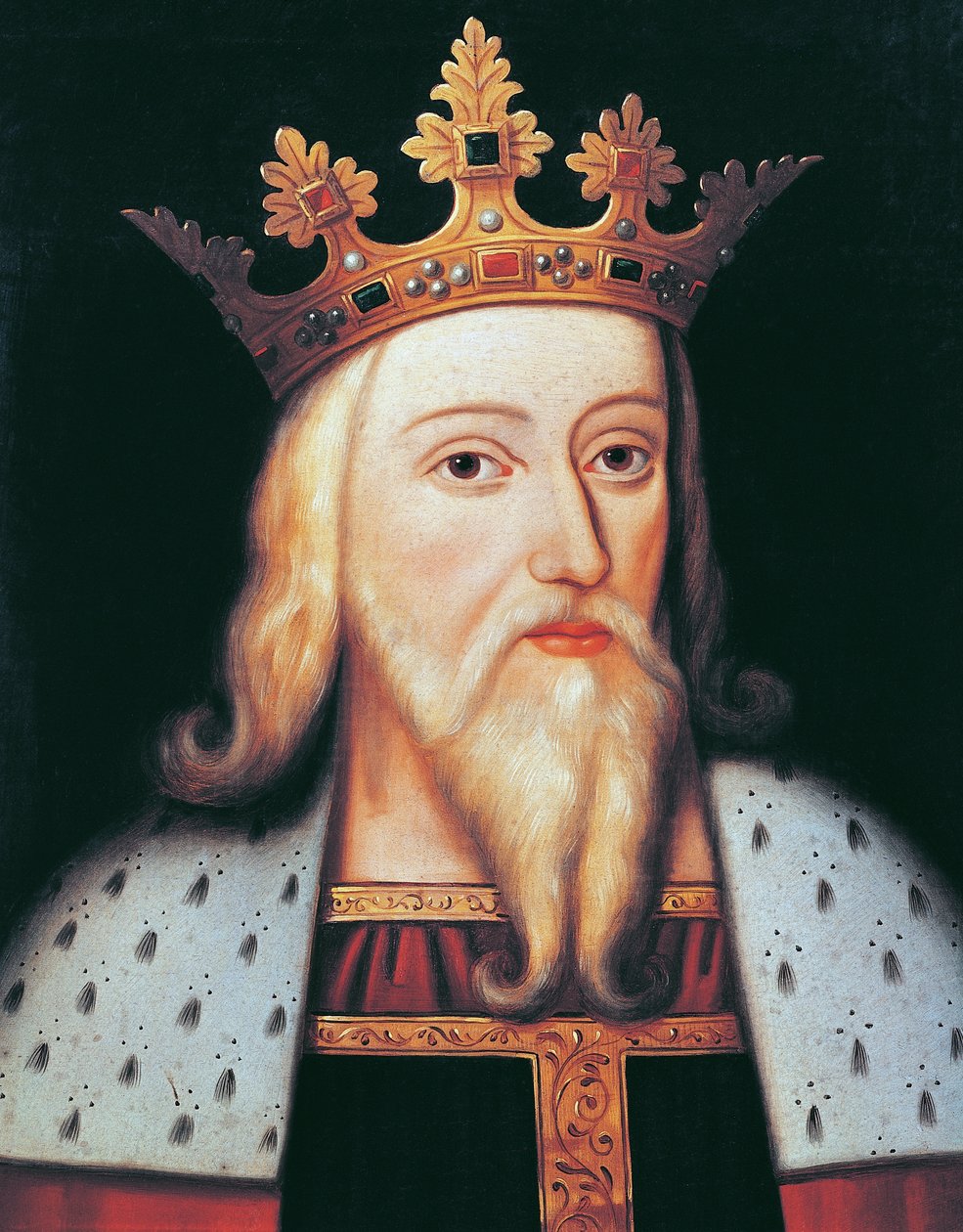 King Edward III (panelde yağ) by English School