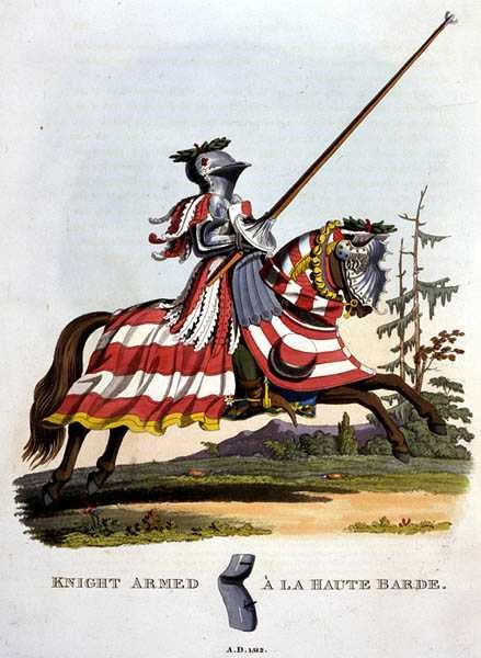 Şövalye Armed a la Haute Bard by English School