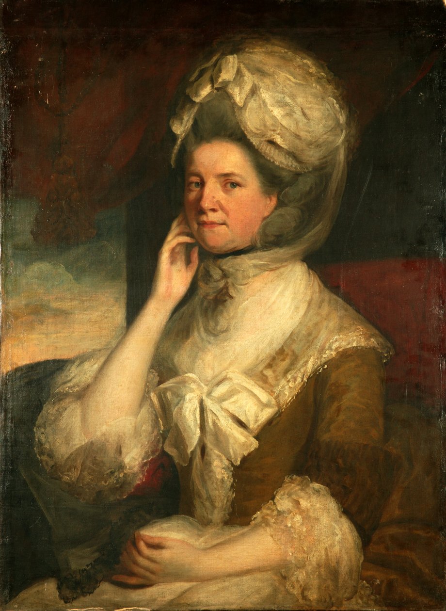 Leydi Gordon (tuval üzerine yağlıboya) by English School