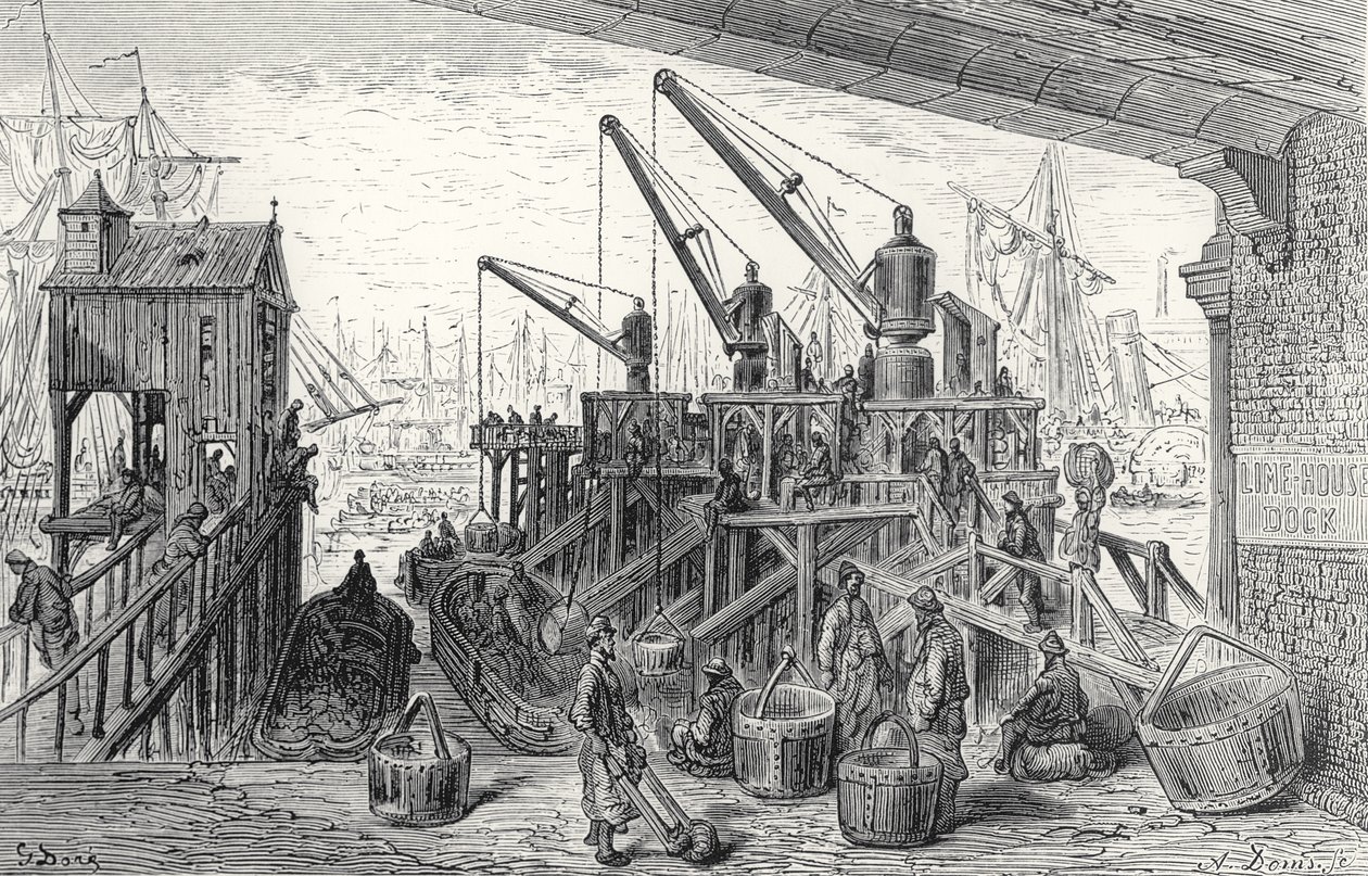 Limehouse Rıhtımları by English School